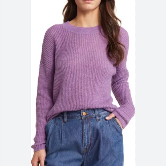 Madewell Sweaters - Madewell Purple Alpaca Blend Sweater